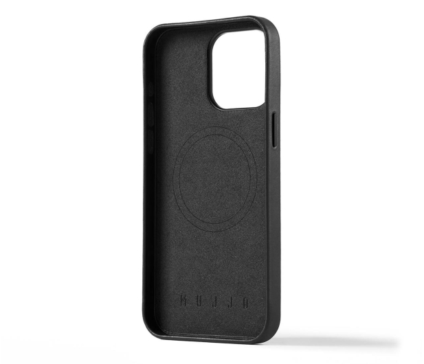 MUJJO FullLeather Case iPhone 15 Pro Max MagSafe black ICMUJJOCL041BK - 1296434 - zdjęcie 3